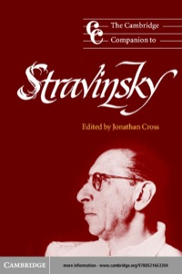 Cover image: The Cambridge Companion to Stravinsky 9780521663779