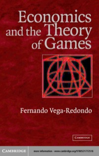 Cover image: Economics and the Theory of Games 1st edition 9780521772518