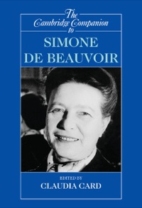 Cover image: The Cambridge Companion to Simone de Beauvoir 9780521790963