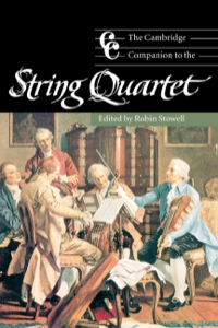 Imagen de portada: The Cambridge Companion to the String Quartet 9780521801942