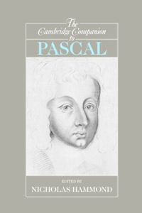 Titelbild: The Cambridge Companion to Pascal 9780521809245