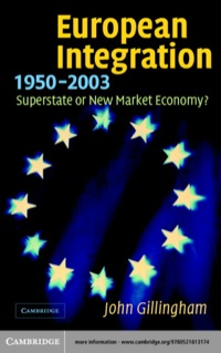 Titelbild: European Integration, 1950–2003 1st edition 9780521813174