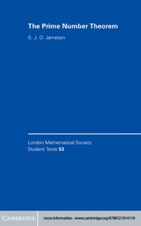 Imagen de portada: The Prime Number Theorem 1st edition 9780521814119