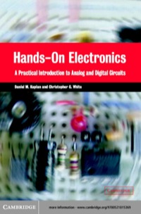صورة الغلاف: Hands-On Electronics 1st edition 9780521893510