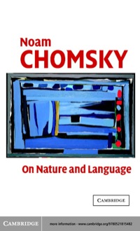 Imagen de portada: On Nature and Language 1st edition 9780521815482