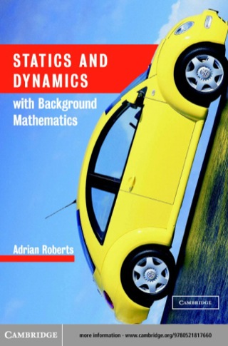 Cover image: Statics and Dynamics with Background Mathematics 1st edition 9780521817660