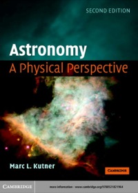 Cover image: Astronomy: A Physical Perspective 2nd edition 9780521529273
