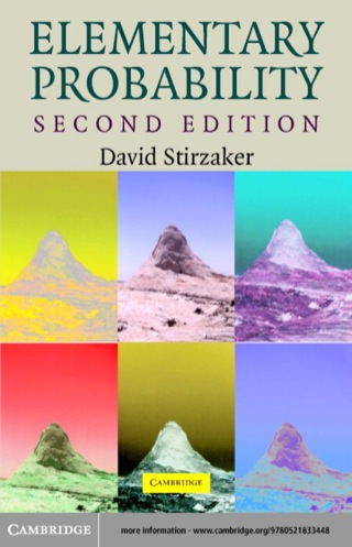 Cover image: Elementary Probability 2nd edition 9780521833448
