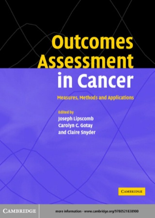 Cover image: Outcomes Assessment in Cancer 1st edition 9780521838900