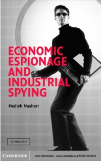 Cover image: Economic Espionage and Industrial Spying 1st edition 9780521835824