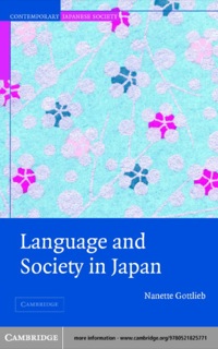 صورة الغلاف: Language and Society in Japan 1st edition 9780521825771