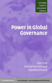 Imagen de portada: Power in Global Governance 1st edition 9780521840248