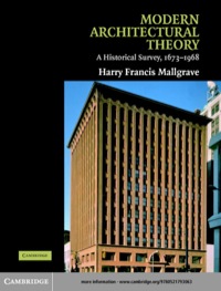 Imagen de portada: Modern Architectural Theory 1st edition 9780521130486