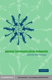 Cover image: Animal Communication Networks 1st edition 9780521823616