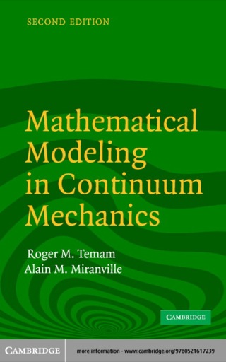 Imagen de portada: Mathematical Modeling in Continuum Mechanics 2nd edition 9780521617239