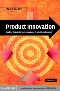 Titelbild: Product Innovation 1st edition 9780521066013