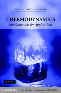 Omslagafbeelding: Thermodynamics 1st edition 9780521582063