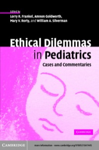 صورة الغلاف: Ethical Dilemmas in Pediatrics 1st edition 9780521118613