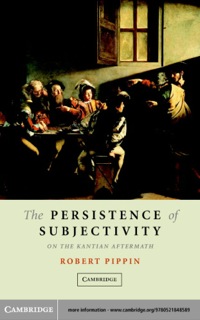 Imagen de portada: The Persistence of Subjectivity 1st edition 9780521848589