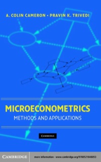 表紙画像: Microeconometrics 1st edition 9780521848053