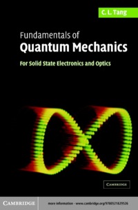 Imagen de portada: Fundamentals of Quantum Mechanics 1st edition 9780521829526