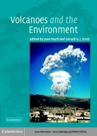 表紙画像: Volcanoes and the Environment 1st edition 9780521597258