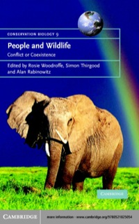表紙画像: People and Wildlife, Conflict or Co-existence? 1st edition 9780521825054