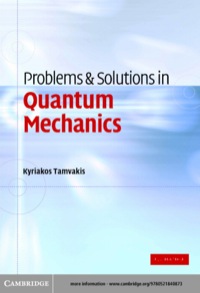 Imagen de portada: Problems and Solutions in Quantum Mechanics 1st edition 9780521840873