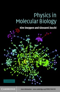 Omslagafbeelding: Physics in Molecular Biology 1st edition 9780521844192