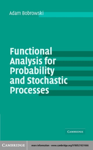 Immagine di copertina: Functional Analysis for Probability and Stochastic Processes 1st edition 9780521831666