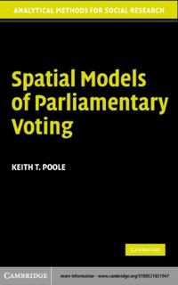 Omslagafbeelding: Spatial Models of Parliamentary Voting 1st edition 9780521851947