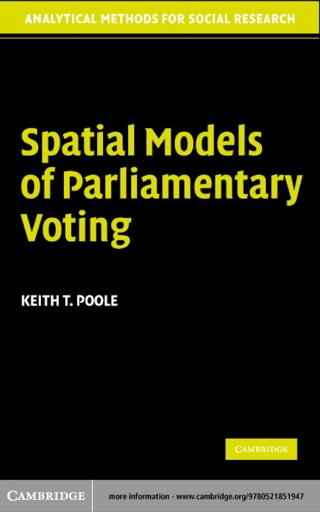 Cover image: Spatial Models of Parliamentary Voting 1st edition 9780521851947