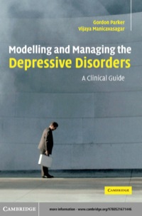 Omslagafbeelding: Modelling and Managing the Depressive Disorders 1st edition 9780521671446