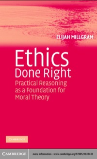 Cover image: Ethics Done Right 1st edition 9780521839433