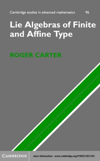 Titelbild: Lie Algebras of Finite and Affine Type 1st edition 9780521851381