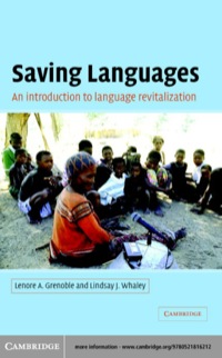 Cover image: Saving Languages 1st edition 9780521816212