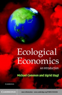 Cover image: Ecological Economics 1st edition 9780521816458