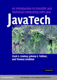 صورة الغلاف: JavaTech, an Introduction to Scientific and Technical Computing with Java 1st edition 9780521821131