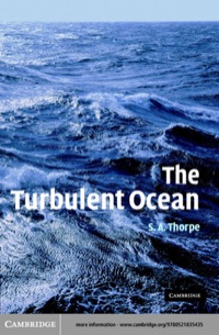 Cover image: The Turbulent Ocean 1st edition 9780521835435