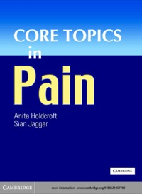 Cover image: Core Topics in Pain 1st edition 9780521857789