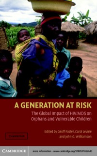 Titelbild: A Generation at Risk 1st edition 9780521652643