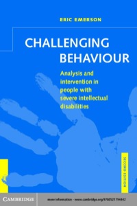 صورة الغلاف: Challenging Behaviour 2nd edition 9780521794442