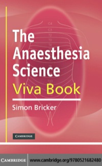 صورة الغلاف: The Anaesthesia Science Viva Book 1st edition 9780521682480