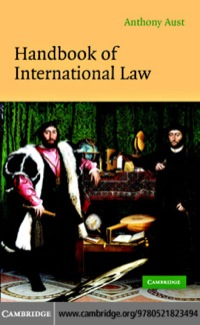 Titelbild: Handbook of International Law 1st edition 9780521823494