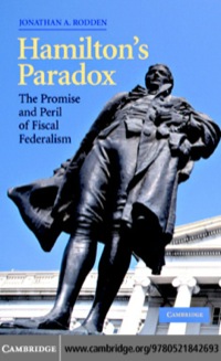 Cover image: Hamilton's Paradox 1st edition 9780521842693