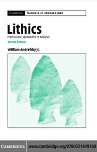 表紙画像: Lithics 2nd edition 9780521849760