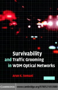 Imagen de portada: Survivability and Traffic Grooming in WDM Optical Networks 1st edition 9780521853880