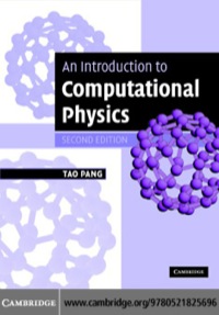 Imagen de portada: An Introduction to Computational Physics 2nd edition 9780521825696