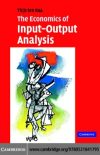 Cover image: The Economics of Input-Output Analysis 1st edition 9780521841795