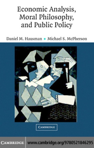 Cover image: Economic Analysis, Moral Philosophy and Public Policy 2nd edition 9780521846295